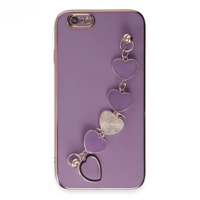 İphone 6 Kılıf Esila Silikon - Mor