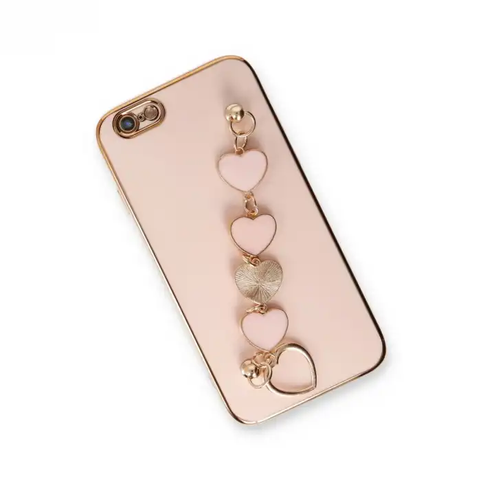 İphone 6 Kılıf Esila Silikon - Pudra