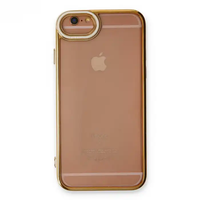 İphone 6 Kılıf Liva Lens Silikon - Beyaz