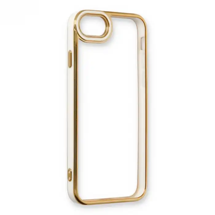 İphone 6 Kılıf Liva Lens Silikon - Beyaz