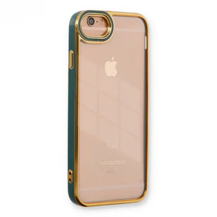 İphone 6 Kılıf Liva Lens Silikon - Yeşil