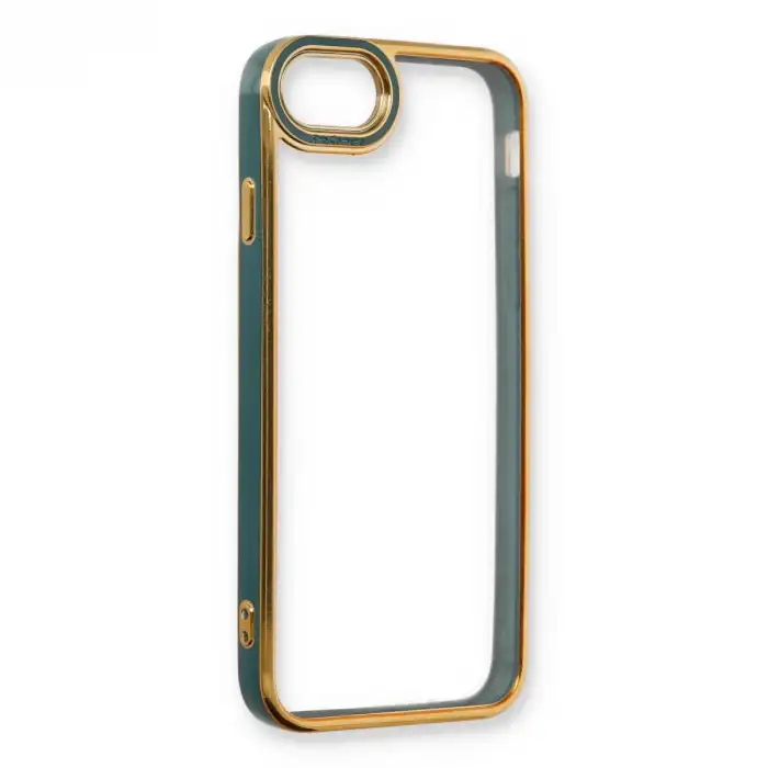 İphone 6 Kılıf Liva Lens Silikon - Yeşil