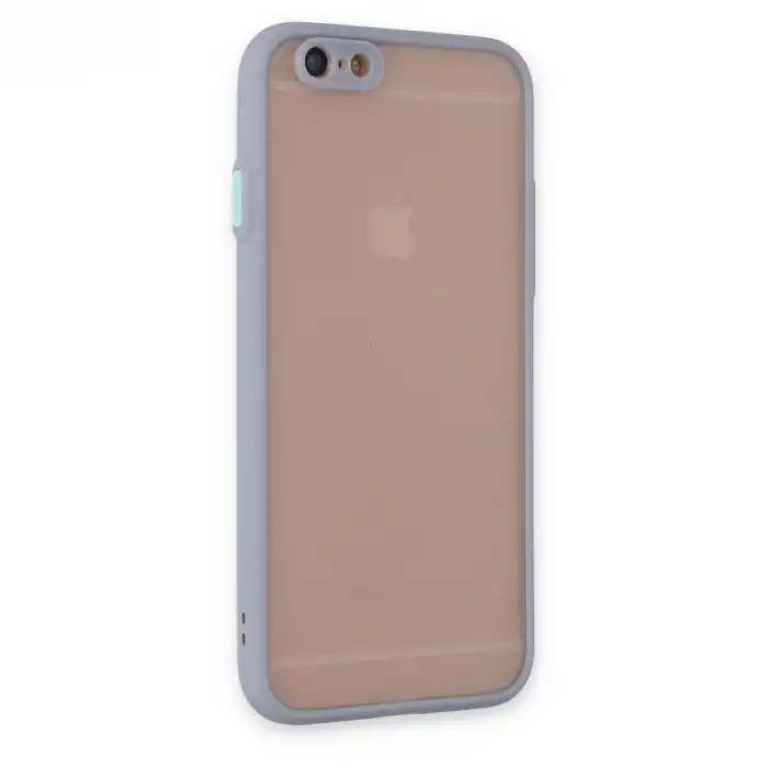 İphone 6 Kılıf Montreal Silikon Kapak - Gri