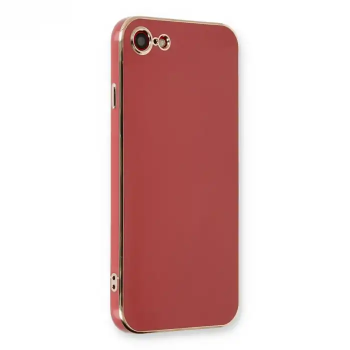 İphone 7 Kılıf Volet Silikon - Kırmızı