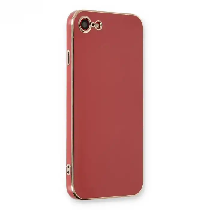 İphone 7 Kılıf Volet Silikon - Kırmızı