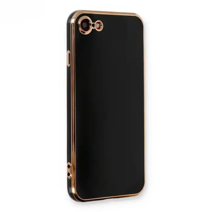 İphone 7 Kılıf Volet Silikon - Siyah