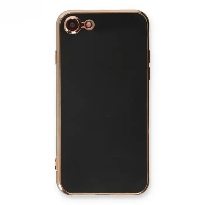 İphone 7 Kılıf Volet Silikon - Siyah