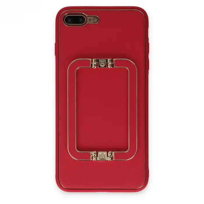 İphone 7 Plus Kılıf Coco Elit Kapak - Kırmızı