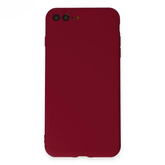 İphone 7 Plus Kılıf First Silikon - Bordo