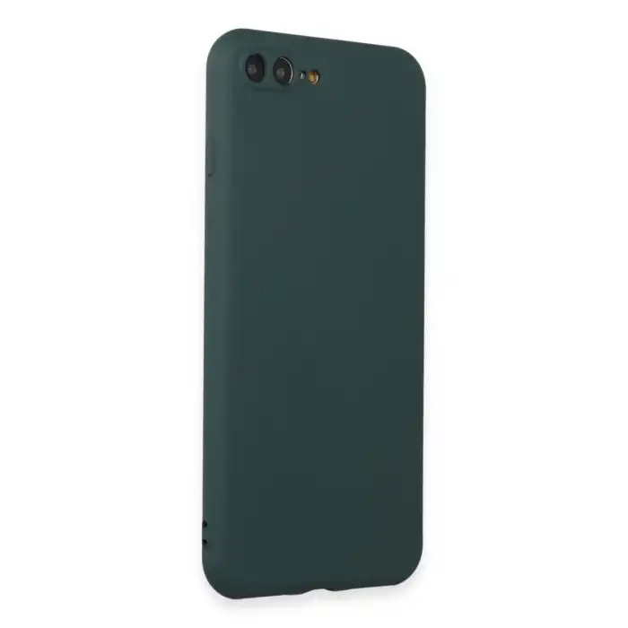 İphone 7 Plus Kılıf First Silikon - Koyu Yeşil