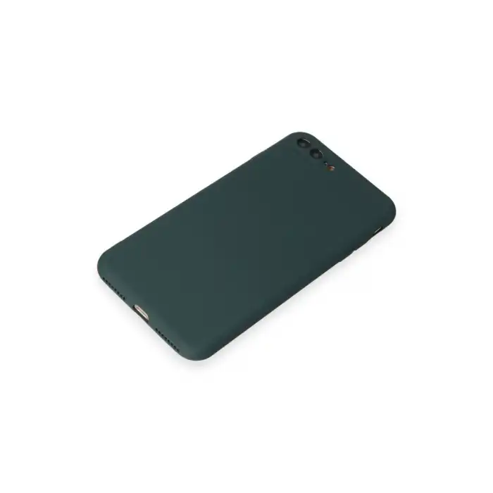 İphone 7 Plus Kılıf First Silikon - Koyu Yeşil