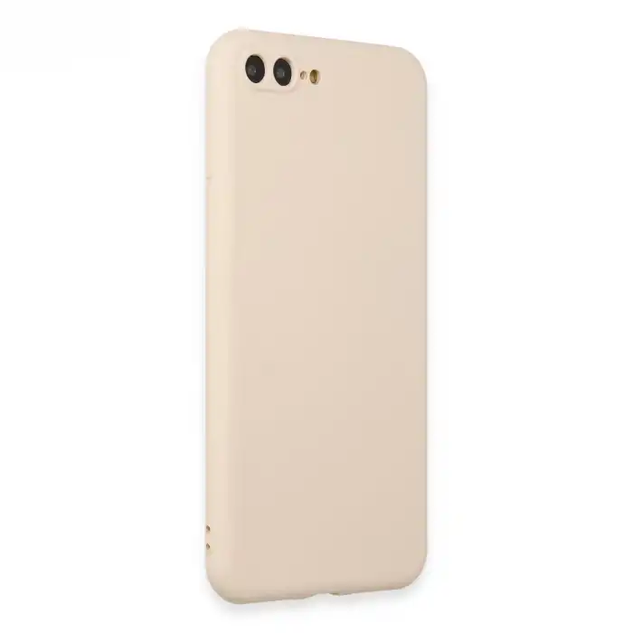 İphone 7 Plus Kılıf First Silikon - Krem