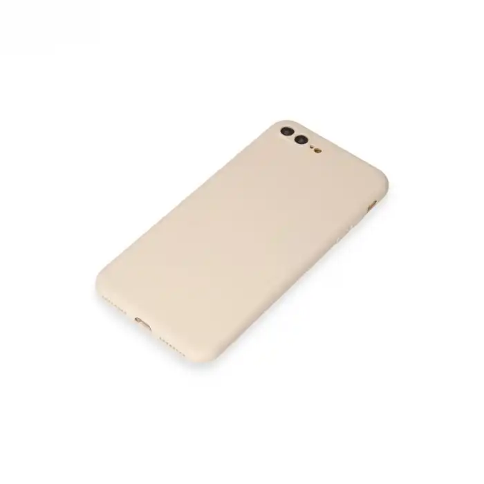 İphone 7 Plus Kılıf First Silikon - Krem
