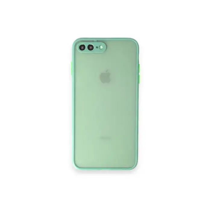 İphone 7 Plus Kılıf Montreal Silikon Kapak - Turkuaz