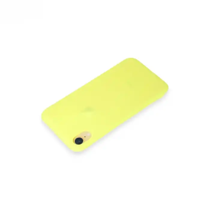 İphone Xr Kılıf First Silikon - Parlak Yeşil