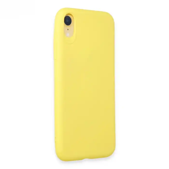 İphone Xr Kılıf First Silikon - Sarı