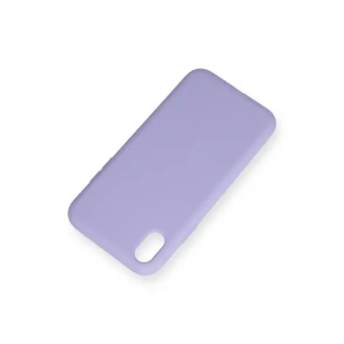 İphone Xr Kılıf Nano İçi Kadife Silikon - Lila