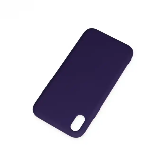 İphone Xr Kılıf Nano İçi Kadife Silikon - Mor
