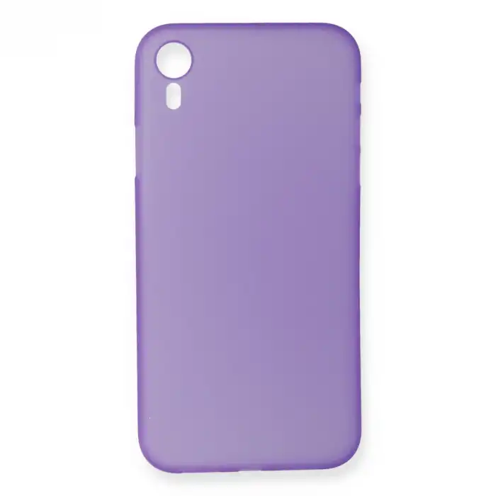 İphone Xr Kılıf Pp Ultra İnce Kapak - Mor