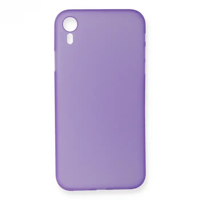 İphone Xr Kılıf Pp Ultra İnce Kapak - Mor