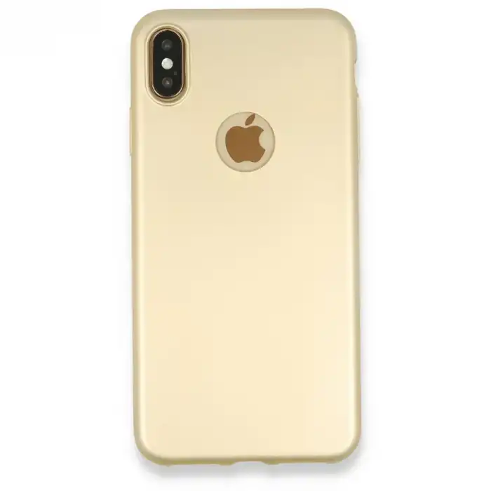 İphone Xs Max Kılıf First Silikon - Gold