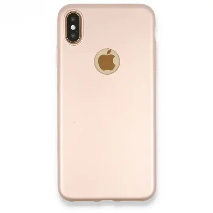İphone Xs Max Kılıf First Silikon - Rose Gold