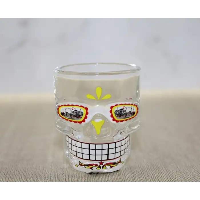 İstanbul Temalı Cam Kurukafa Shot Bardak Alk4302