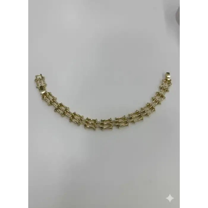 Izgara Tasarım Taşlı Cm Bileklik