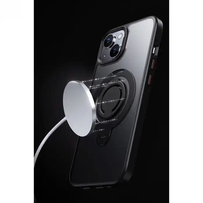 Joko Apple İphone 12 Avatar 360 Dönen Magsafe Kapak - Siyah