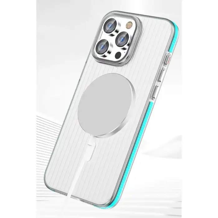 Joko Apple İphone 14 Pro Max Line Magsafe Kapak - Gri