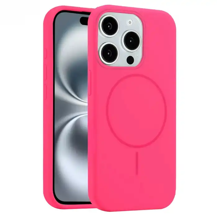 Joko Apple İphone 15 Pro Max Kılıf Jully Magsafe Kapak - Pembe