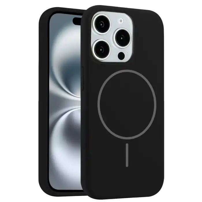 Joko Apple İphone 15 Pro Max Kılıf Jully Magsafe Kapak - Siyah
