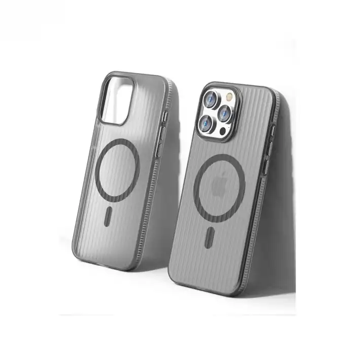 Joko Apple İphone 15 Pro Max Line Magsafe Kapak - Gri