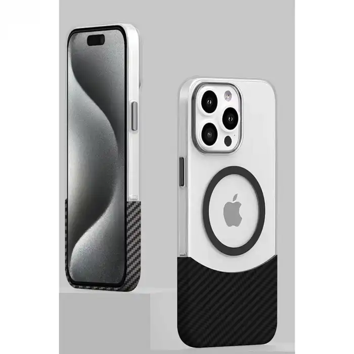 Joko Apple İphone 16 Pro Carbon Puzzle Magsafe Kapak - Desert