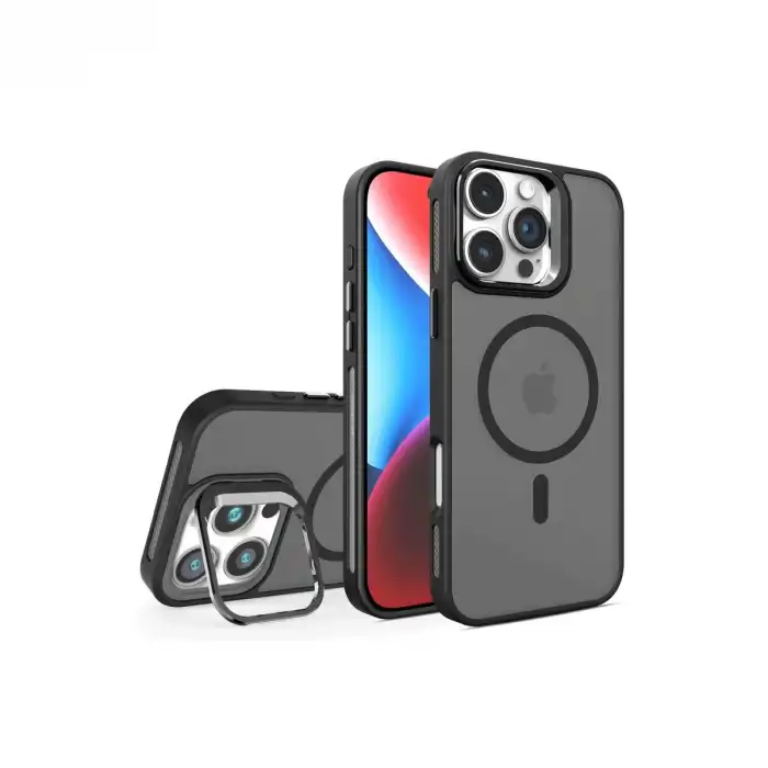 Joko Apple İphone 16 Pro Flet Lens Magsafe Kapak - Siyah