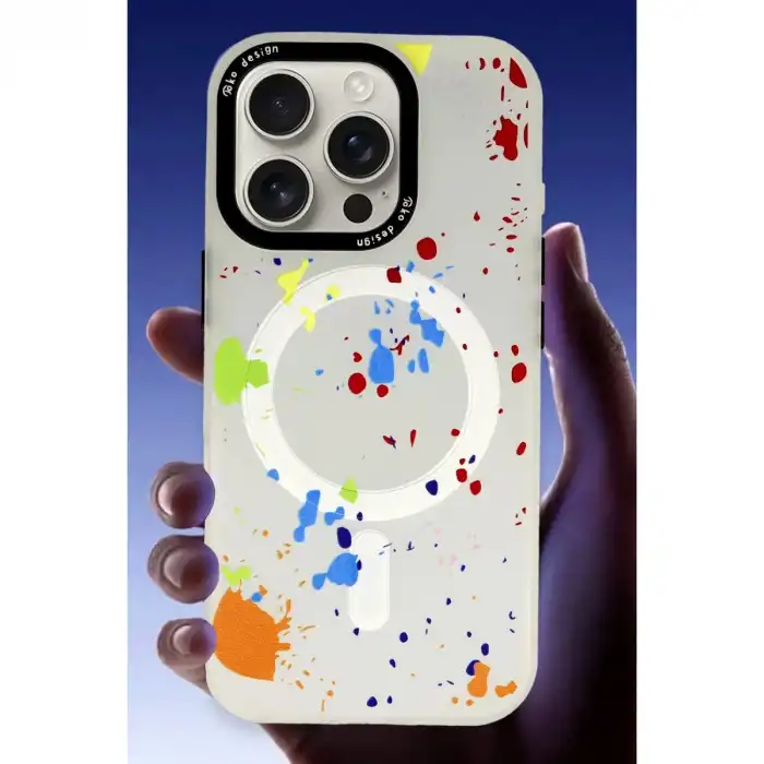 Joko Apple İphone 16 Pro Max Colorful Magsafe Kapak - Şeffaf