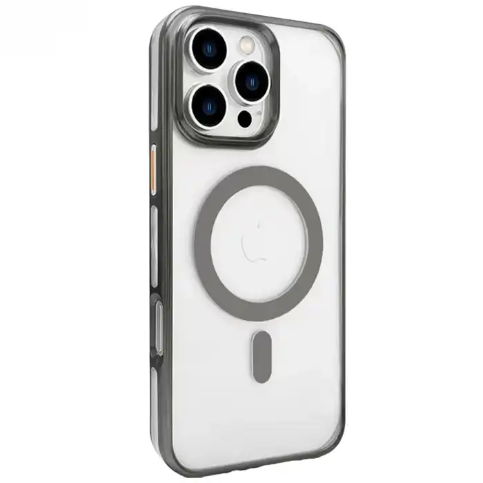 Joko Apple İphone 16 Pro Max Gleam Pc Sert Magsafe Kılıf - Titan Gri