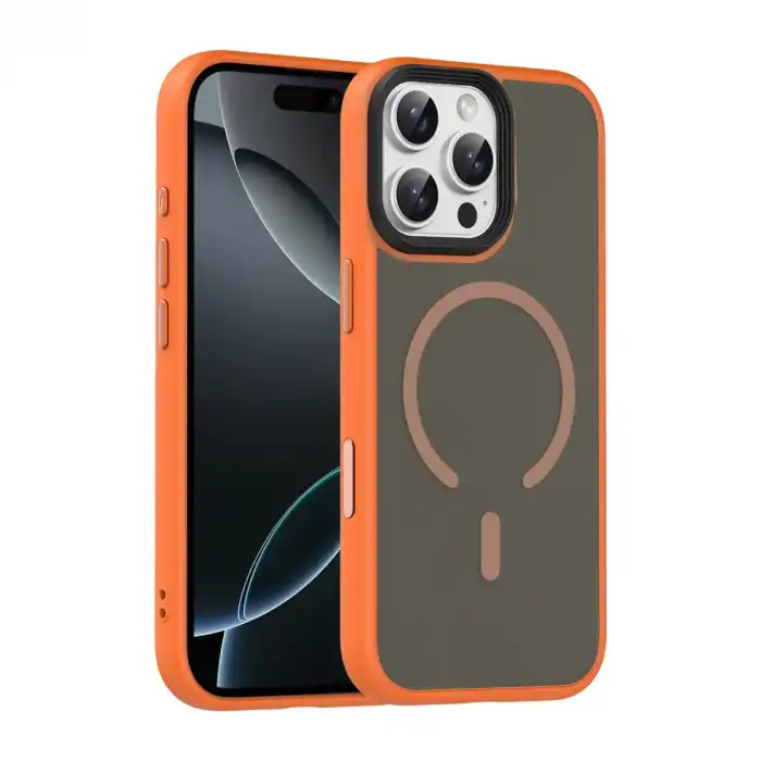 Joko Apple İphone 16 Pro Max Megane Magsafe Kapak - Turuncu