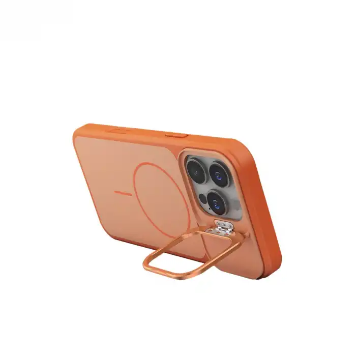 Joko Apple İphone 16 Pro Max Pale Magsafe Standlı Kapak - Turuncu