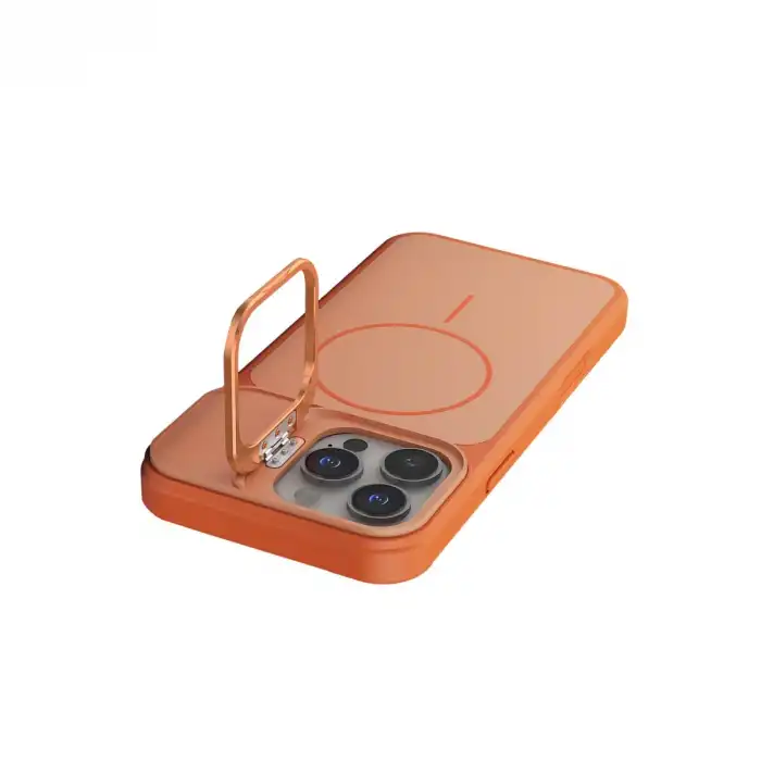 Joko Apple İphone 16 Pro Max Pale Magsafe Standlı Kapak - Turuncu