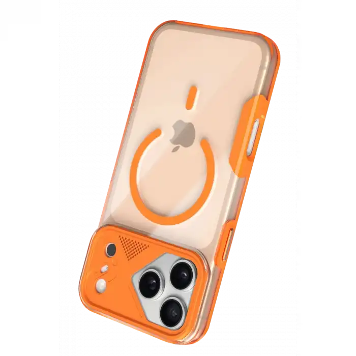 Joko Apple İphone 17 Pro Max Zinko Magsafe Kapak - Turuncu