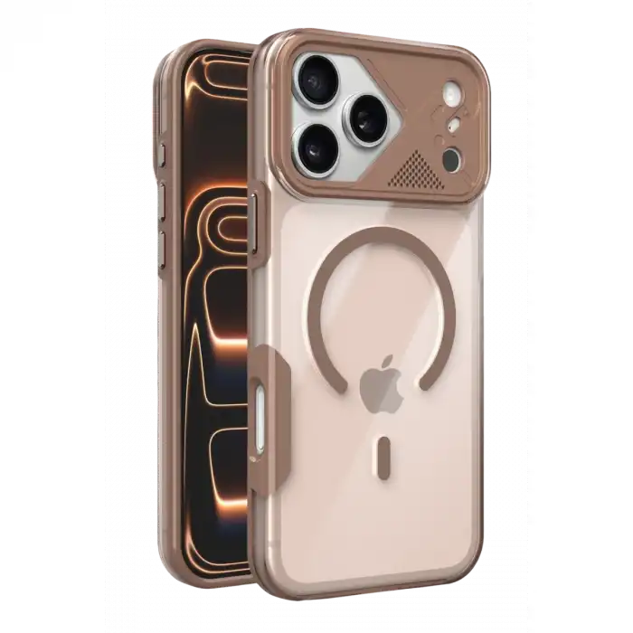 Joko Apple İphone 17 Pro Zinko Magsafe Kapak - Çöl Titanyum