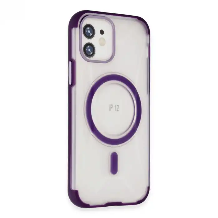 Joko İphone 12 Hilton Magsafe Kapak - Derin Mor