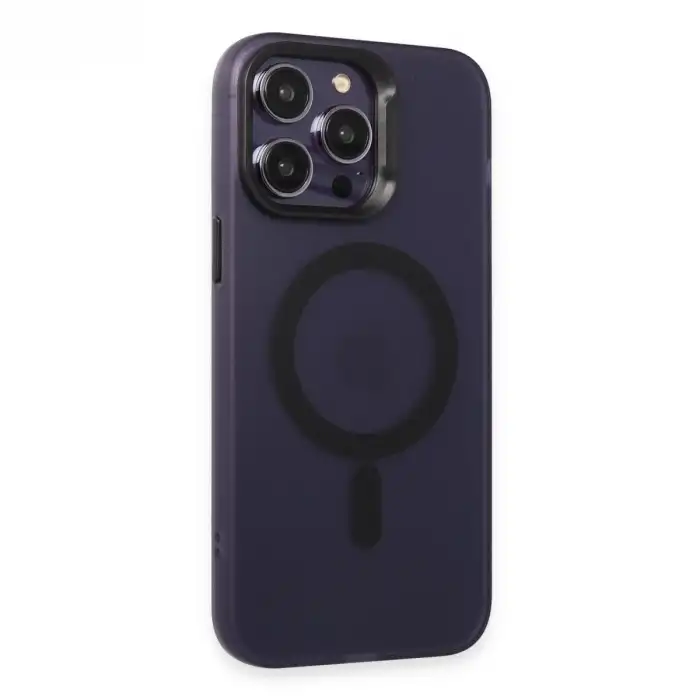 Joko İphone 14 Pro Max Kılıf Mateks Magsafe Kapak - Derin Mor