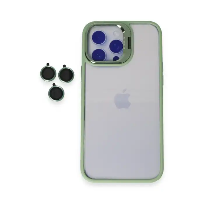 Joko İphone 14 Pro Max Kılıf Roblox Lens Standlı Kapak - Yeşil