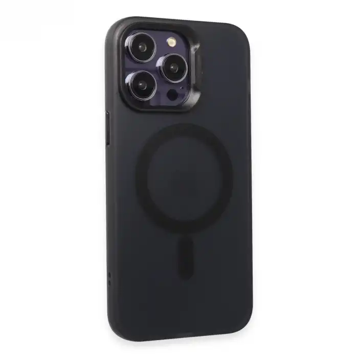 Joko İphone 15 Pro Kılıf Mateks Magsafe Kapak - Siyah
