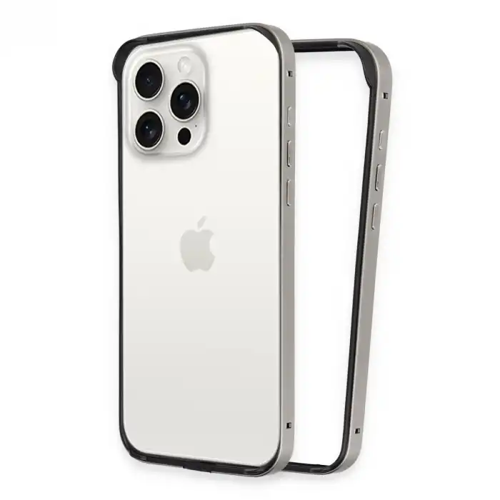 Joko İphone 15 Pro Land Bumper Koruma Kapak - Titan Gri