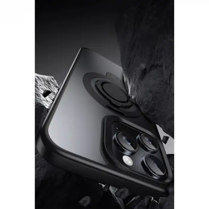 Joko İphone 15 Pro Max Avatar 360 Dönen Magsafe Kapak - Siyah