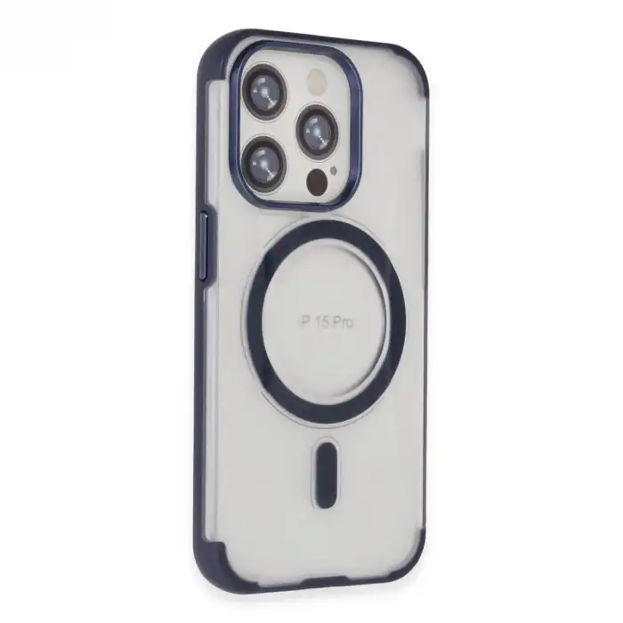 Joko İphone 15 Pro Max Hilton Magsafe Kapak - Lacivert