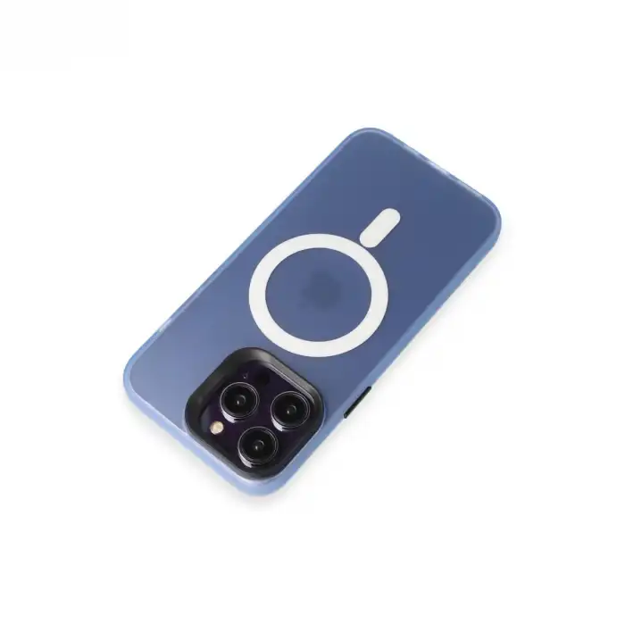 Joko İphone 15 Pro Max Kılıf Mateks Magsafe Kapak - Sierra Blue